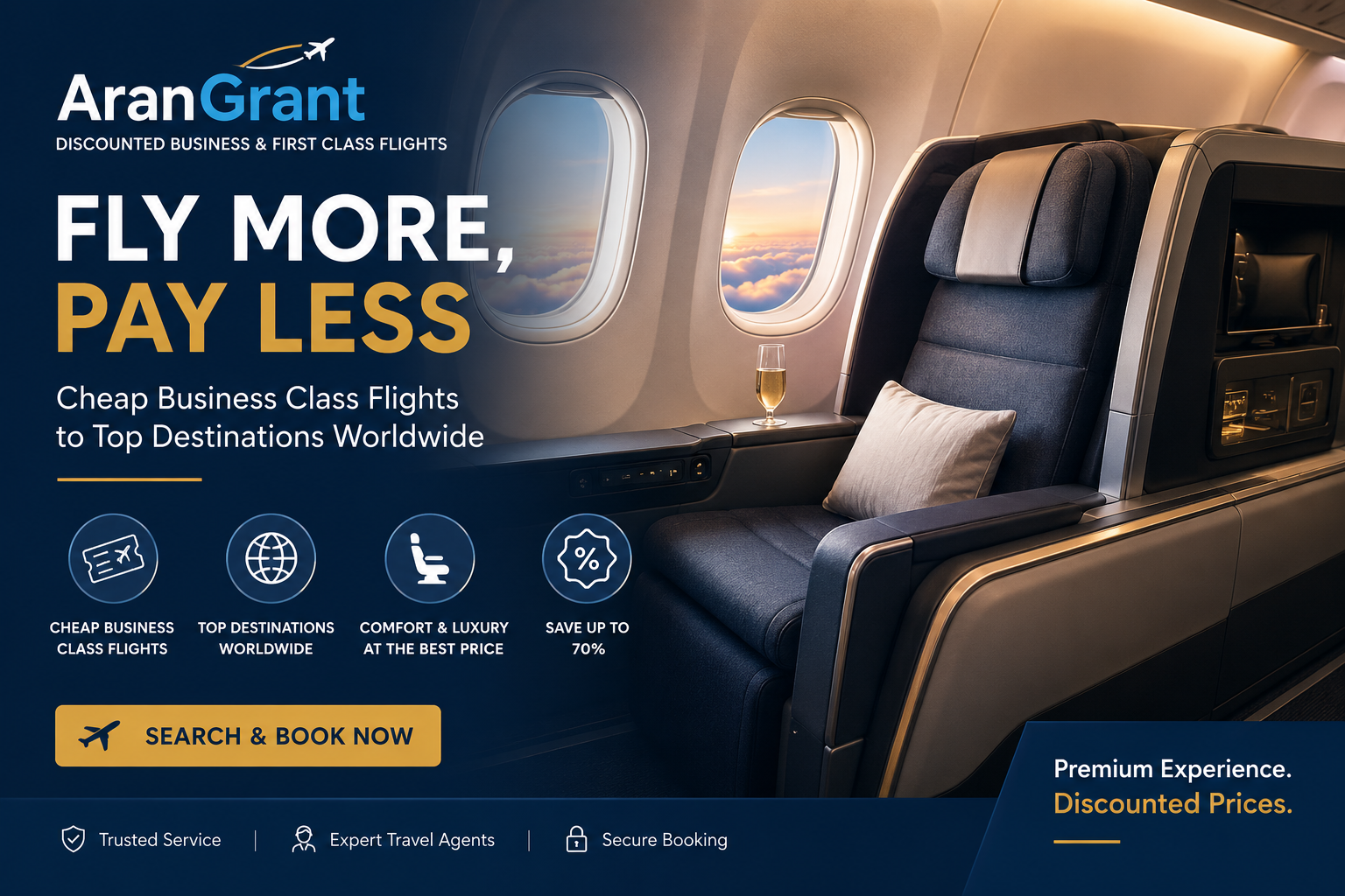 AranGrant: Cheap Business Class Flights and Travel Deals