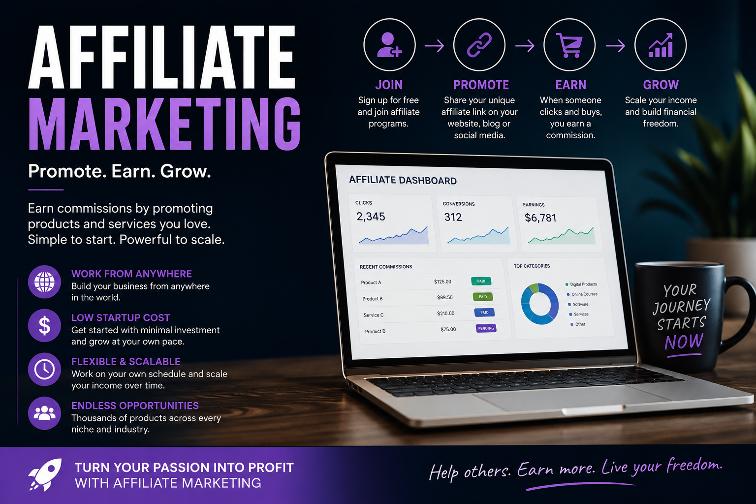 Best Affiliate Programs for Beginners: How to Start Earning Online